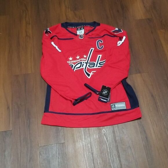 Washington Caps NHL Ice Hockey Jersey Sewn Stitched Size XL ( 54) Brand… - Picture 2 of 7